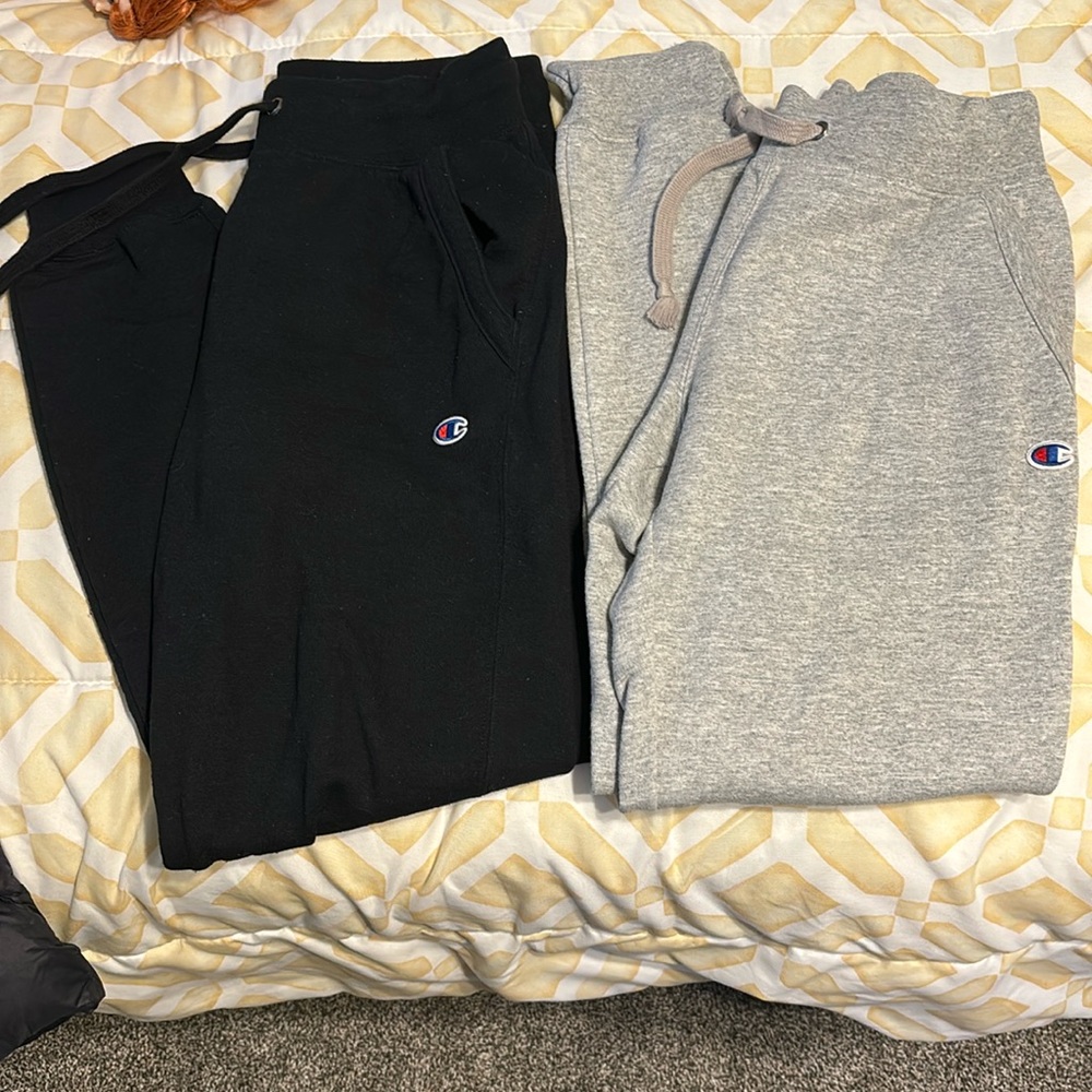 2- Champion sweatpants. Size small